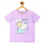 Miniklub Knit T-Shirt - Purple, 6-7yr